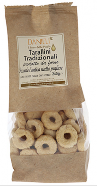 Taralli tradizionali piccoli, 240 g